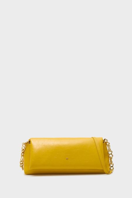 Purificacion Garci Women Crossbody Bags Bizcocho Crossbody Bag Citronella Yellow