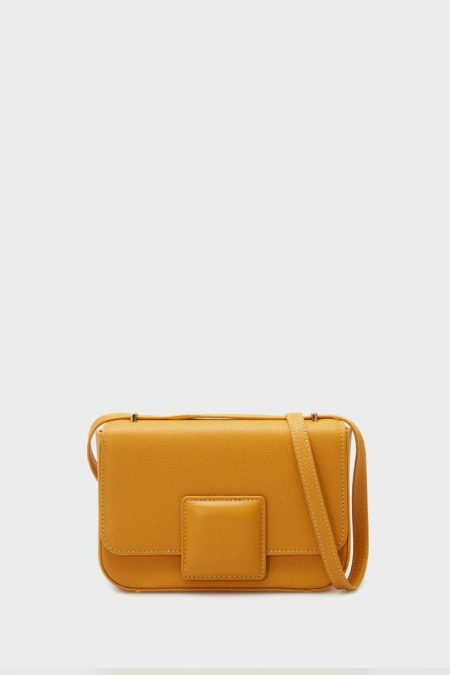Purificacion Garci Women Domino Crossbody Bag Yellow Crossbody Bags