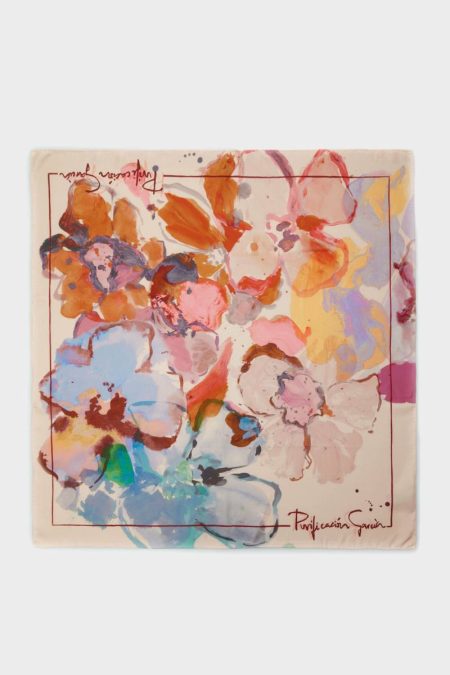 Purificacion Garci Women Multicolor Mainau 90 Silk Scarf Scarves