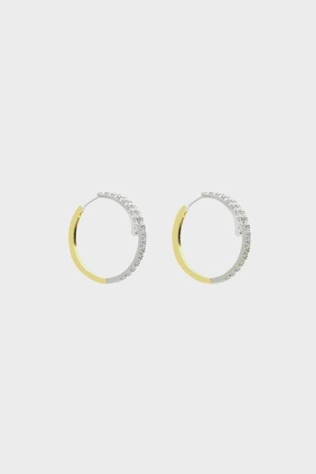 Purificacion Garci Women Radiant Hoop Earrings Earrings Gold/Silver