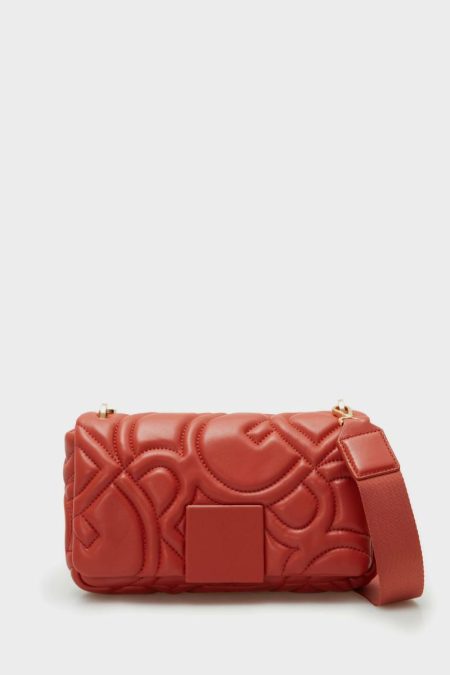Purificacion Garci Women Shoulder Bags Homenaje Acolchado Crossbody Bag Orange