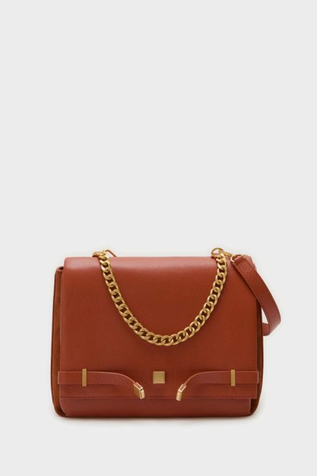 Purificacion Garci Women Shoulder Bags Orange La Gran Manzana Shoulder Bag