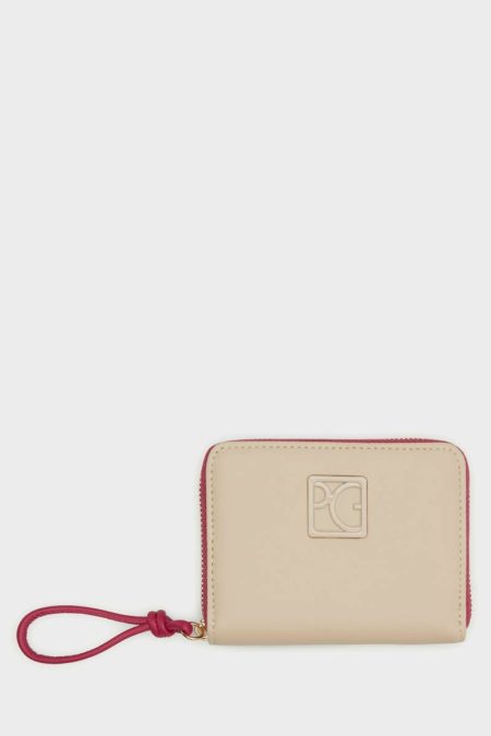 Purificacion Garci Women Small Wallets Homenaje Acolchado Zipped Japanese Wallet Gardenia