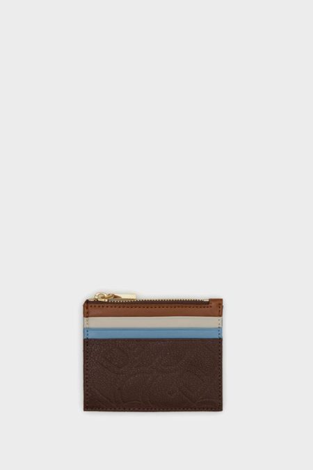 Purificacion Garci Women Tándem Zipped Card Holder Card Holders And Coin Purses Brown