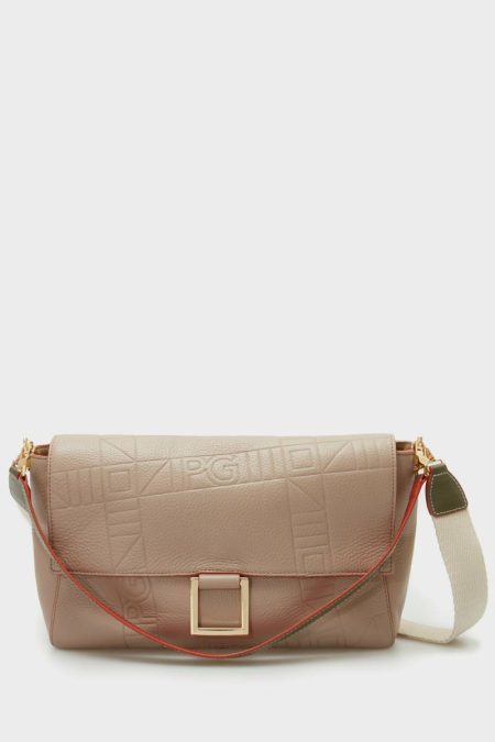 Purificacion Garci Women Taupe Shoulder Bags Soho Shoulder Bag