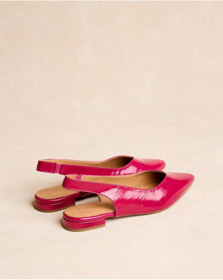 Raspberry Flats Women Ballet Flats Slingback Olethea Polín Et Moi - Image 2