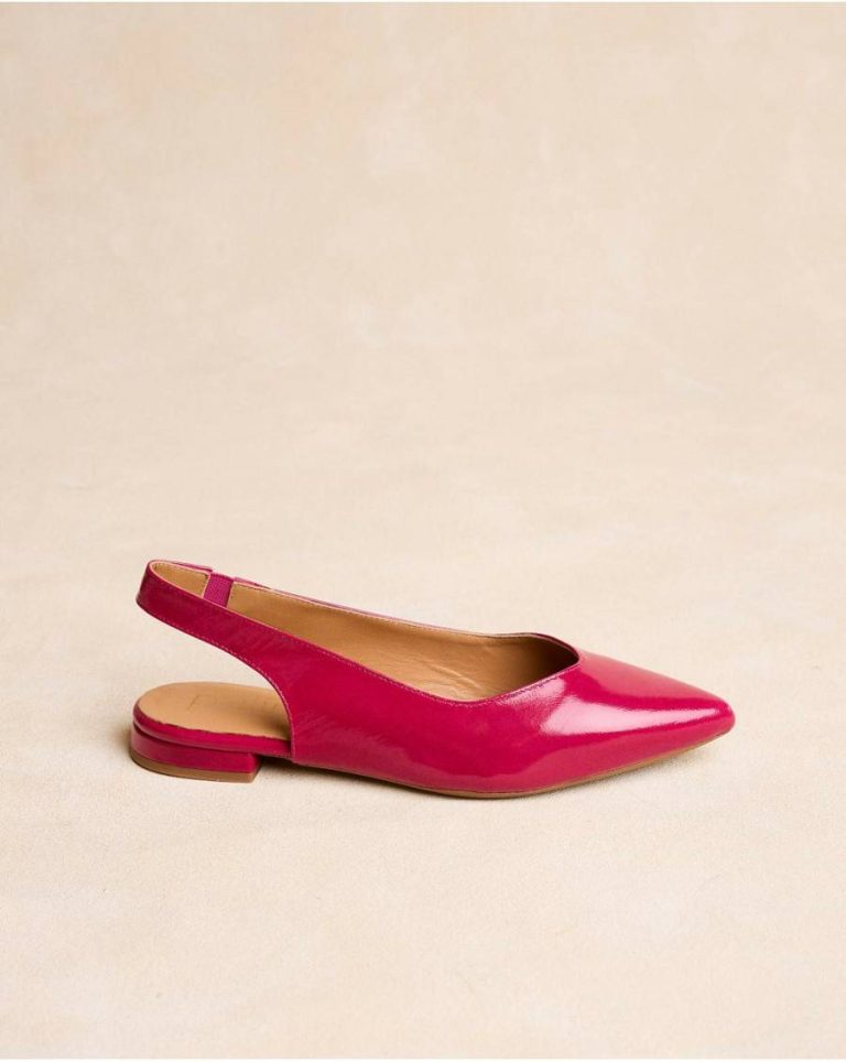 Raspberry Flats Women Ballet Flats Slingback Olethea Polín Et Moi - Image 3