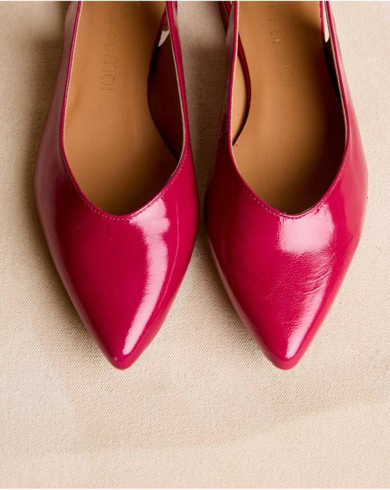 Raspberry Flats Women Ballet Flats Slingback Olethea Polín Et Moi - Image 5