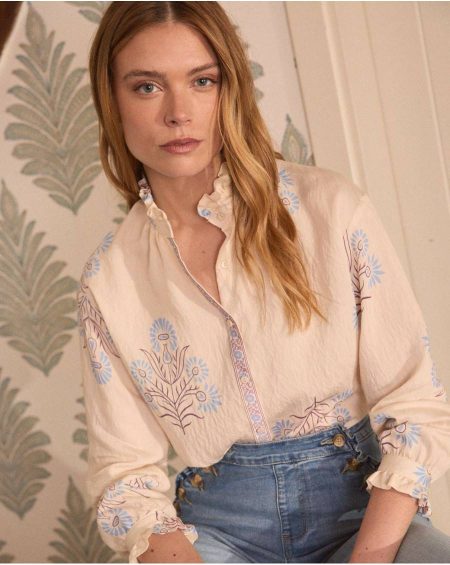 Raw Polín Et Moi Eulalia Flowers Shirt Blouses And Shirts Women
