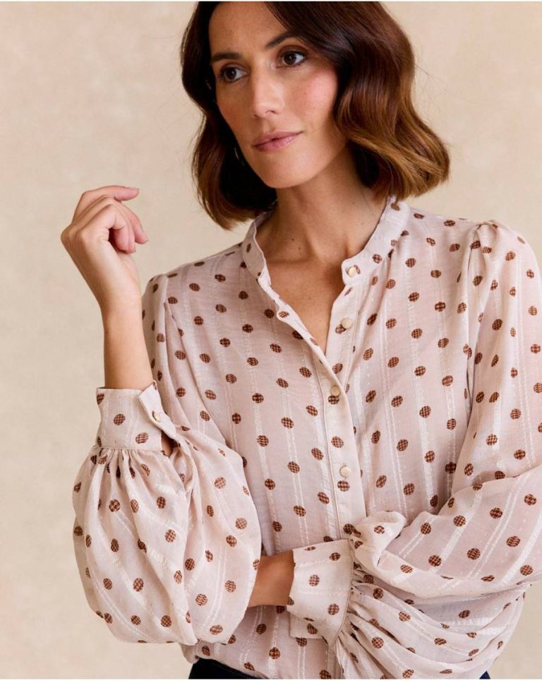 Raw Polín Et Moi Women Blouses And Shirts Nila Polka Dot Shirt - Image 2
