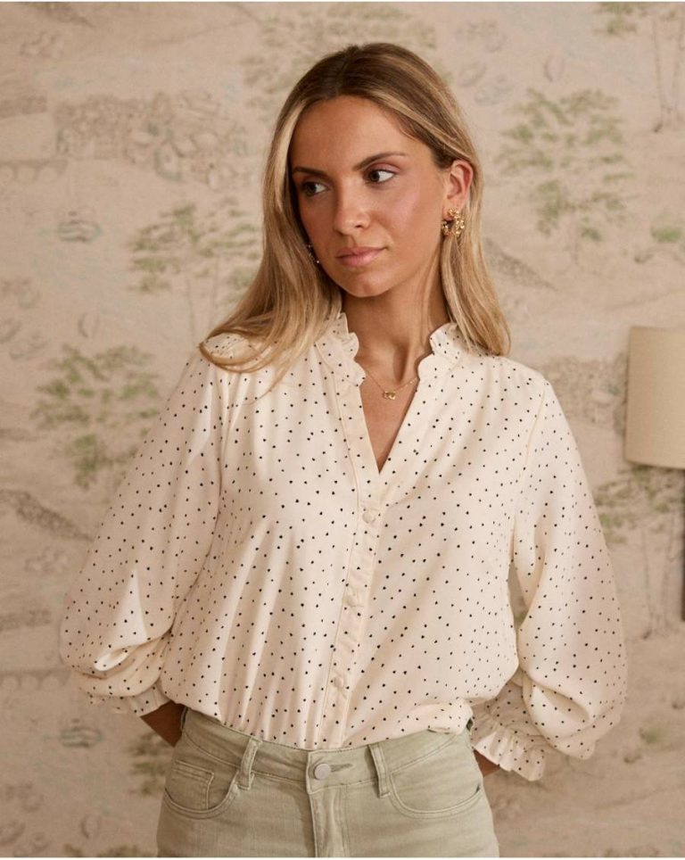 Raw Zareth Hearts Blouse Polín Et Moi Women Blouses And Shirts