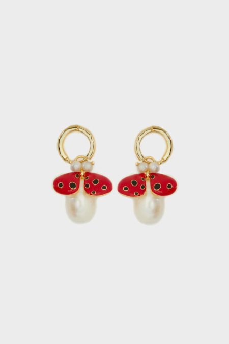 Red Catarina Earrings Women Earrings Purificacion Garci