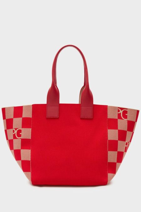 Red Shoulder Bags Women Purificacion Garci Market Bag Handbag