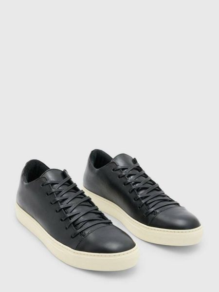 Reed Low Top Sneaker John Varvatos Leather Sneakers Men Black