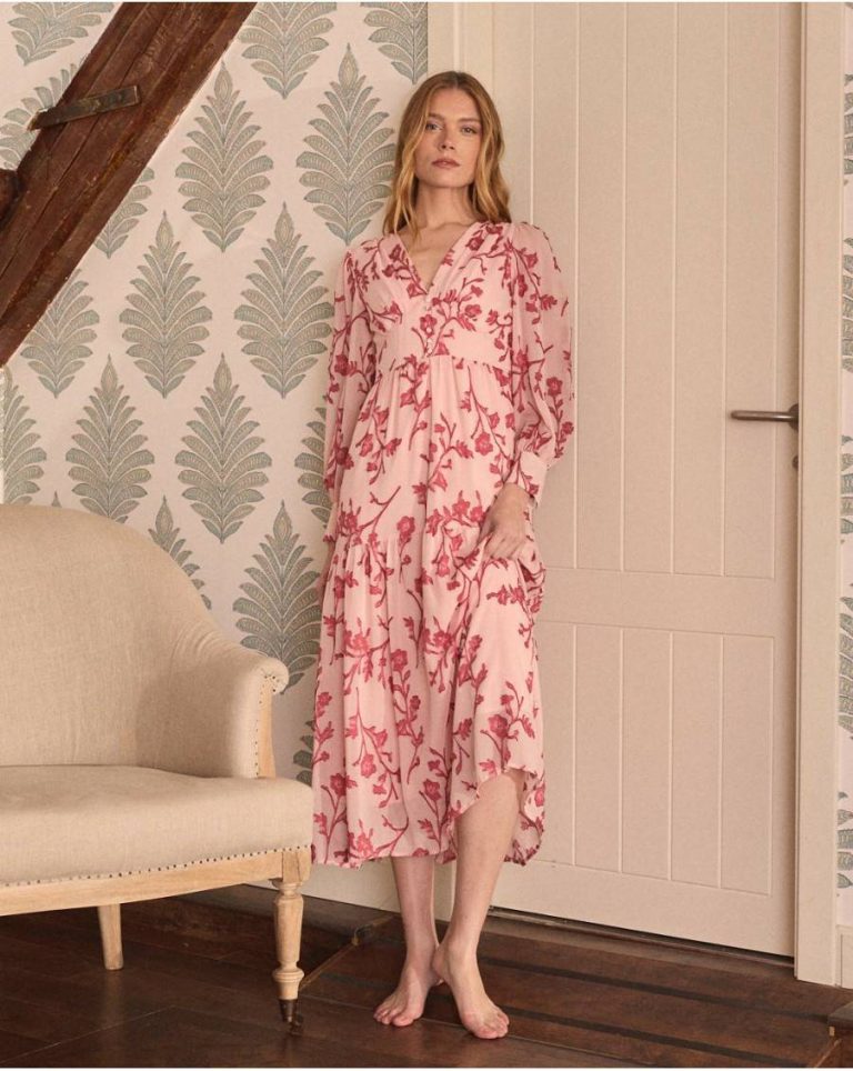 Rose Sivia Embroidered Long Dress Dresses And Jumpsuits Polín Et Moi Women - Image 2