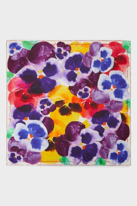 Scarves Piensa Mal Y Acertarás 90 Silk Scarf Women Purificacion Garci Multicolor