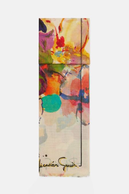 Scarves Purificacion Garci Multicolor Mainau Wool Scarf Women