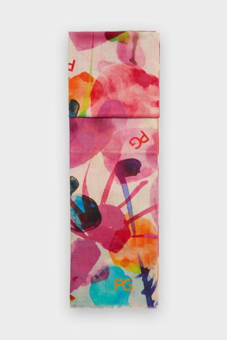 Scarves Purificacion Garci Women Multicolor Pg Mickey Wool Scarf
