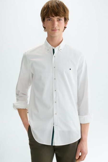 Shirts Cinta Pg Oxford Shirt Purificacion Garci White Men