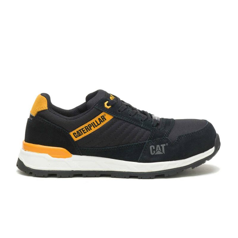 Shoes Black/Cat Yellow Cat Women Women's Venward Composite Toe Work Shoe