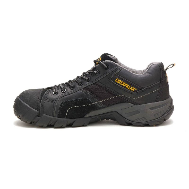 Shoes Black Men's Argon Composite Toe Work Shoe Men Cat - Image 3