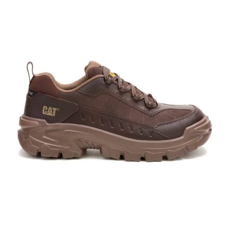Shoes Men Invader Sport Lo Composite Toe Work Shoe Cat Coffee Bean