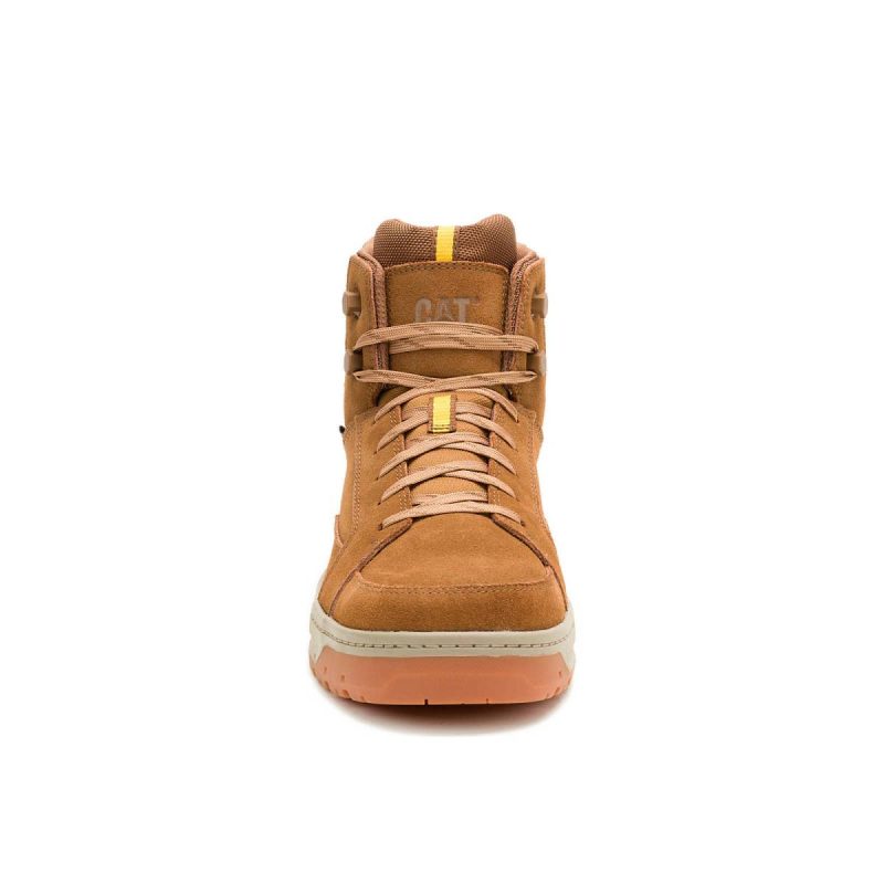Shoes Men Men's Streamline Court Mid Composite Toe Work Shoe Cat Chipmunk - Image 3