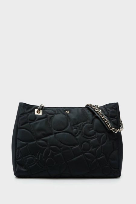Shoulder Bags Black Homenaje Acolchado Shoulder Bag Women Purificacion Garci