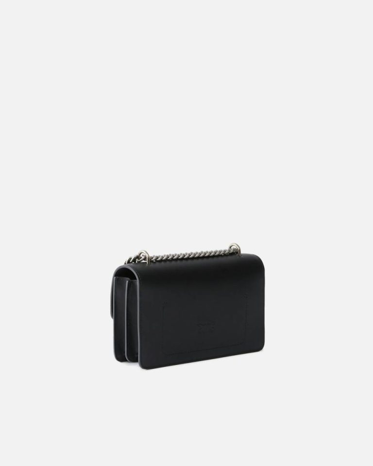 Shoulder Bags Mini Love Bag One Simply Pinko Black-Old Silver - Image 2