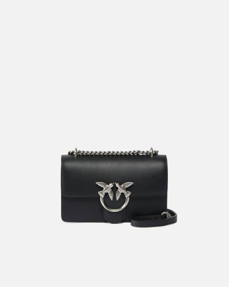 Shoulder Bags Mini Love Bag One Simply Pinko Black-Old Silver