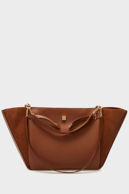 Shoulder Bags Purificacion Garci La Gran Manzana Shoulder Bag Tan Women