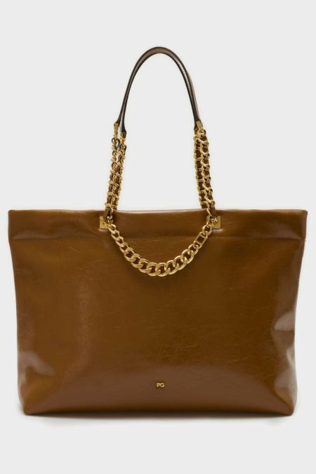 Shoulder Bags Purificacion Garci Women Homenaje Acolchado Shoulder Bag Havana Brown