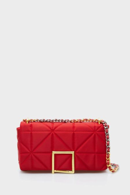 Shoulder Bags Red Women Homenaje Acolchado Cross Body Bag Purificacion Garci