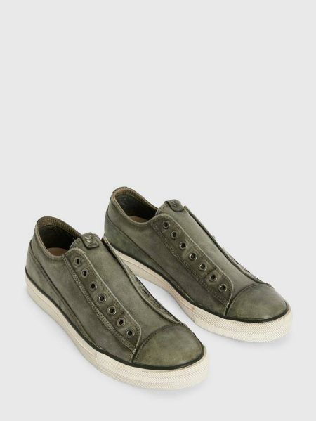 Sneakers Grey/Blk Prn Vulc Laceless Low Top - Canvas John Varvatos Men