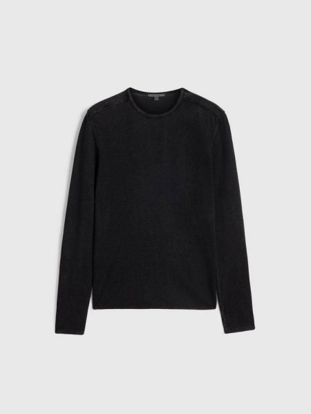Sweaters Black Walter Crew Neck Sweater Men John Varvatos