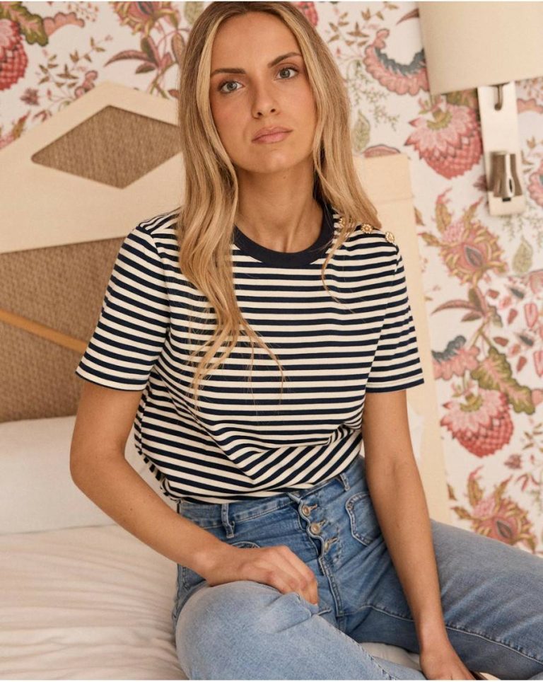 T-Shirts And Tops Polín Et Moi Edra Sailor T-Shirt Women Marine