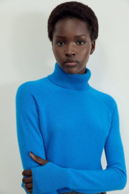 Tailoring Women Plum The Founder Cashmere Turtleneck Sweater Karen Millen