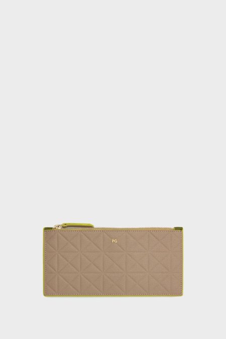Tandem Coin Purse And Card Holder Card Holders And Coin Purses Taupe Men Purificacion Garci