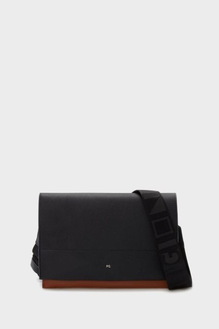 Tándem Flap Shoulder Bag Women Purificacion Garci Crossbody Bags Black