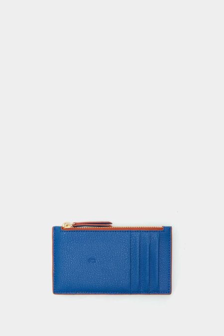 Tandem Zipped Card Holder Card Holders And Coin Purses Men Klein Blue Purificacion Garci
