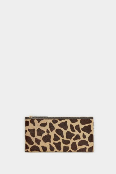 Tandem Zipped Card Holder Card Holders And Coin Purses Women Purificacion Garci Brown/Ecru
