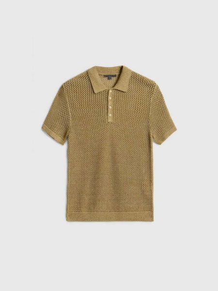 Tapia Polo Black Men Sweaters John Varvatos