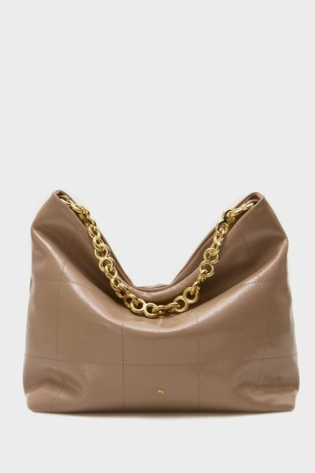 Taupe Bizcocho Shoulder Bag Shoulder Bags Purificacion Garci Women