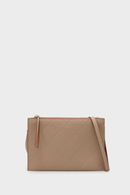 Taupe Crossbody Bags Tándem Crossbody Bag Purificacion Garci Women