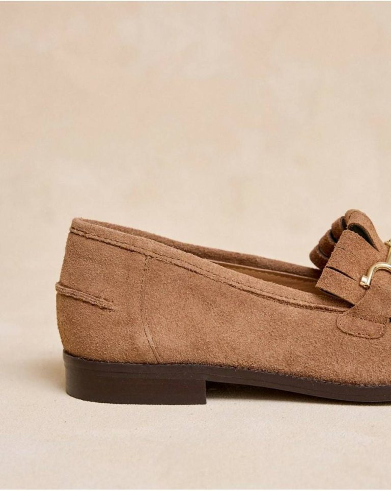 Taupe Footwear Women Polín Et Moi Flecana Buckle Moccasin - Image 4