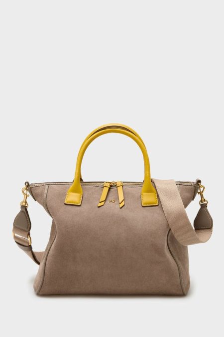 Taupe Purificacion Garci Algo Prestado Handbag Women Handbags