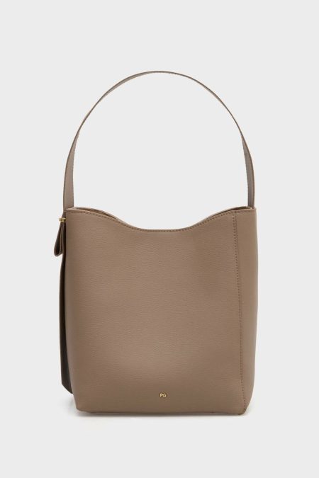 Taupe Shoulder Bags Purificacion Garci Women Obi Shoulder Bag