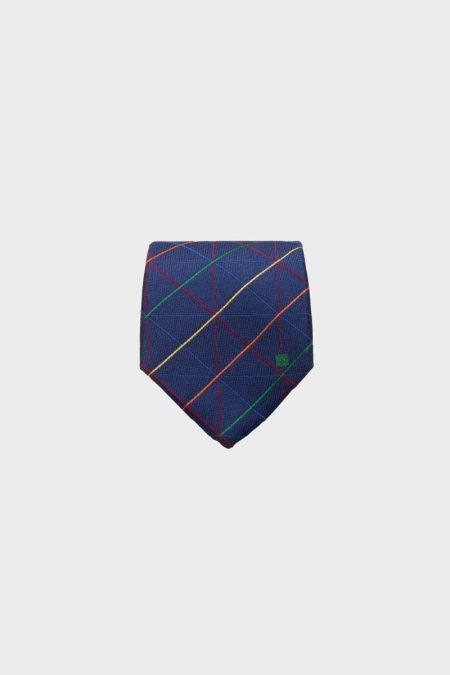 Ties Navy/Multicolor Purificacion Garci Men Origami Silk Tie