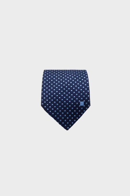 Ties Polka Dots Silk Tie Purificacion Garci Men Navy Blue/Sky Blue