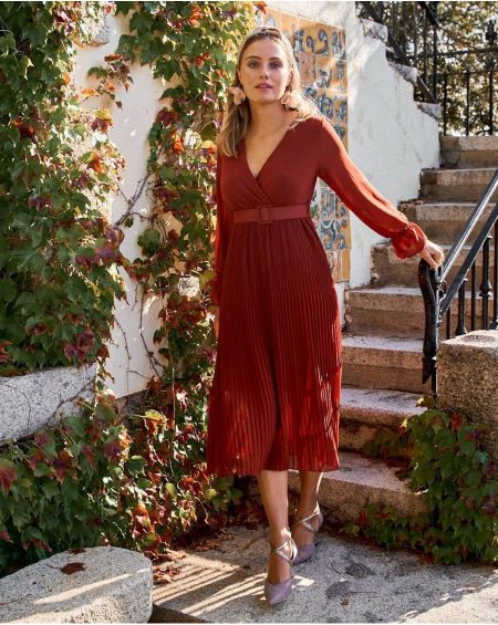 Tile Dresses Polín Et Moi Women Midi Dress Noelia